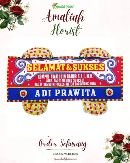 Papan Bunga Ucapan Selamat Cipamingkis