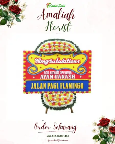 Sewa Papan Bunga Cipamingkis